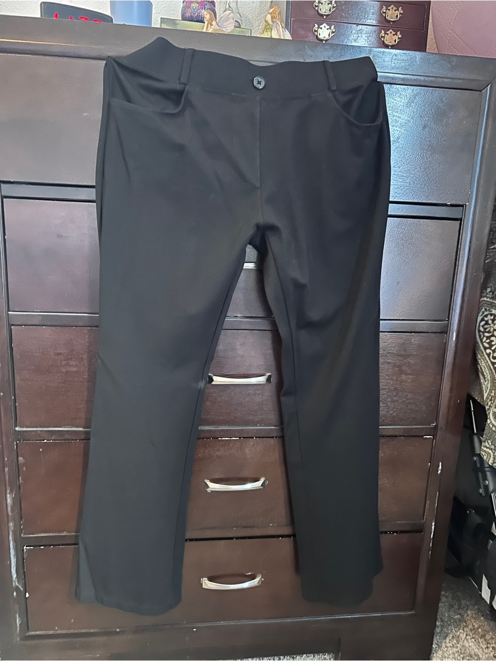 Amazon Women's Black Boot Cut Stretch Pants